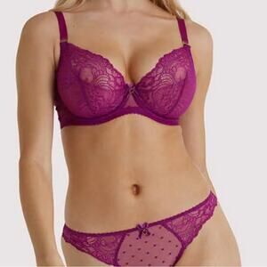 Dita Von Teese Fiamma Magenta Bra Size 32C